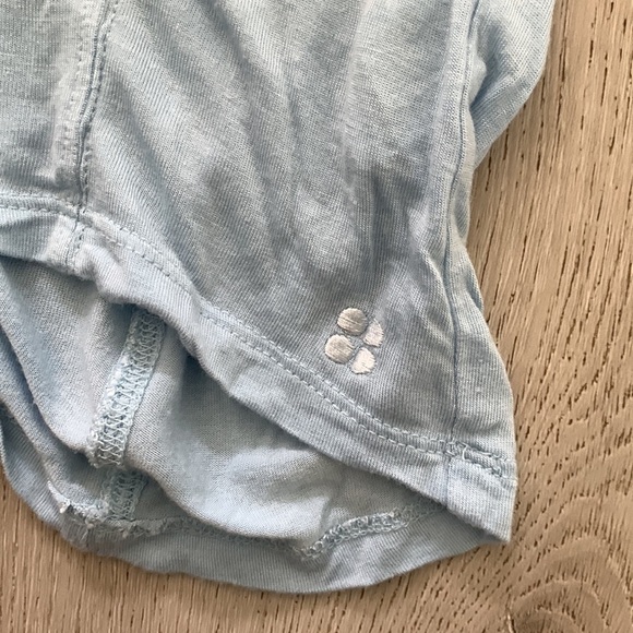 Sweaty Betty Exalt Long Sleeve Top Air Blue‎ size XS - Picture 13 of 15